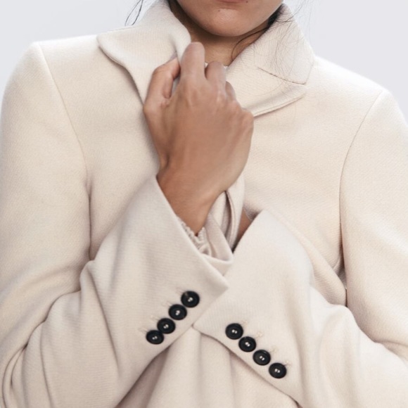 ZARA BUTTONED MASCULINE COAT - Picture 6 of 9